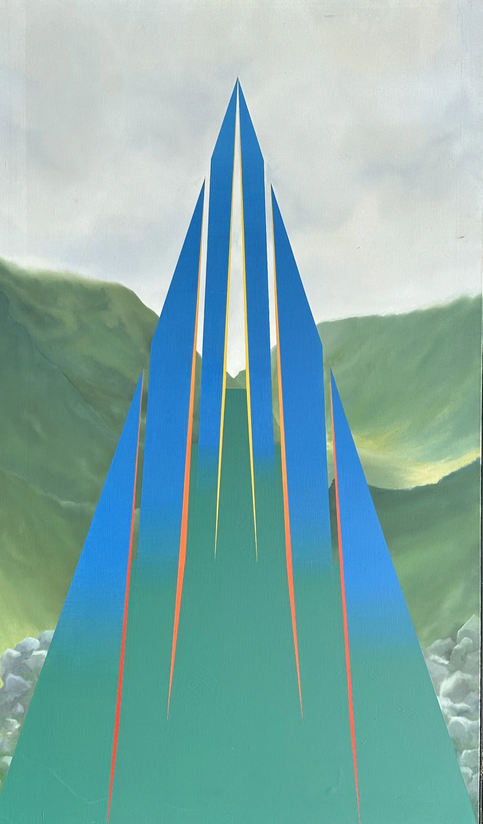 Country Structure; Low Cloud, Winding Valley: P37