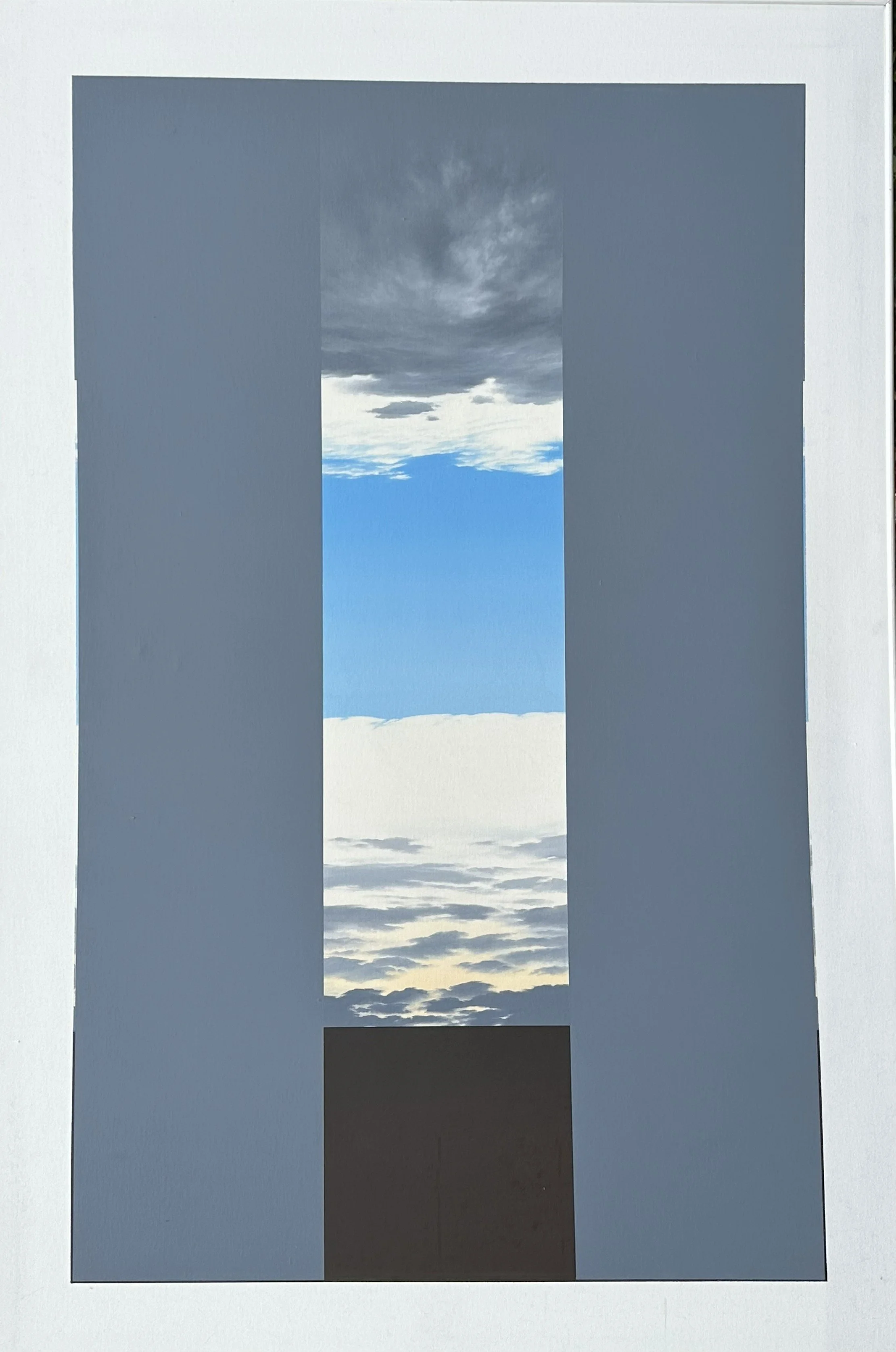 Landscape in Grey; Descending Grey Sky: P26 SOLD