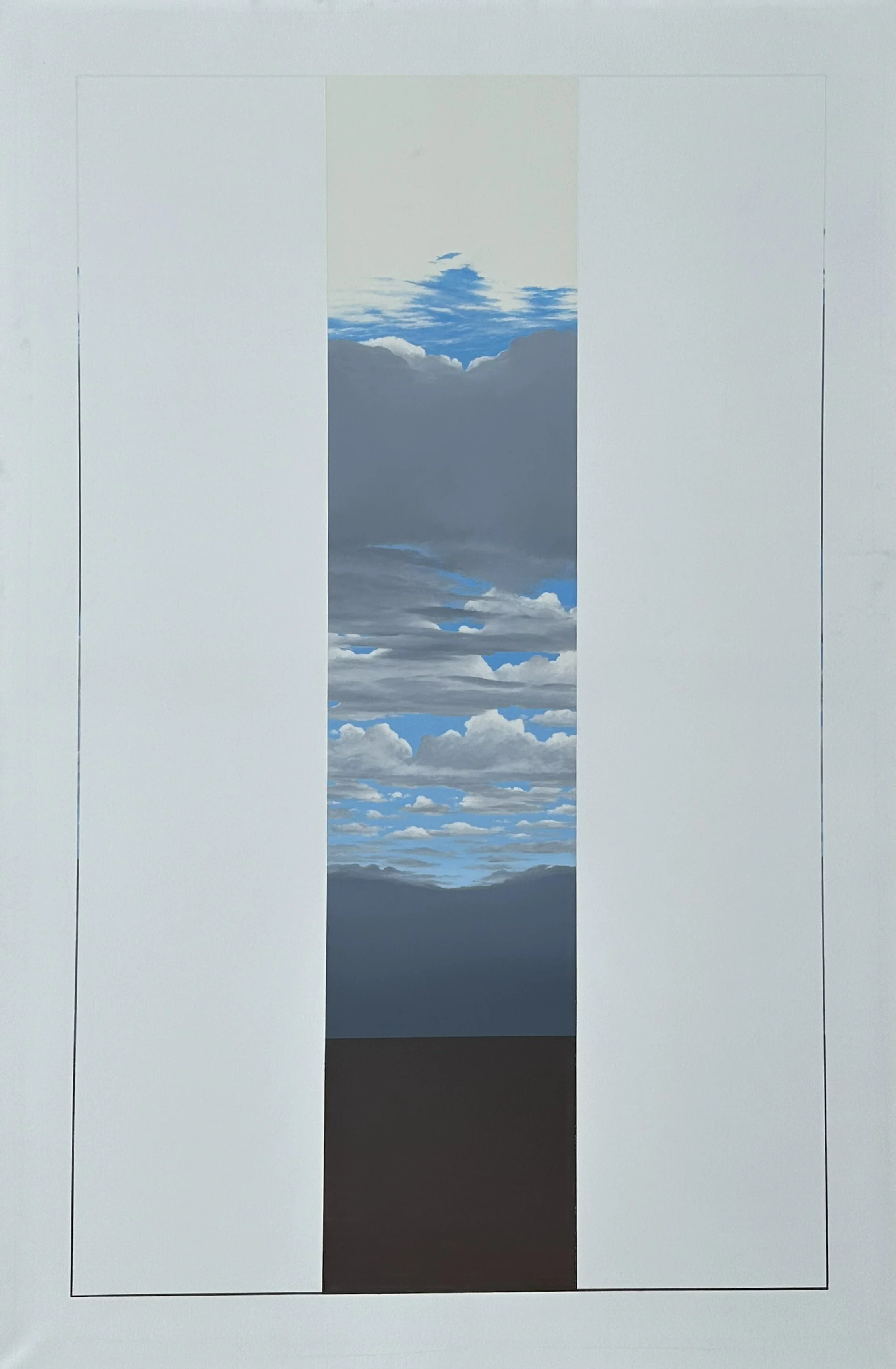 Landscape in White; Cloud Rhythms: P24