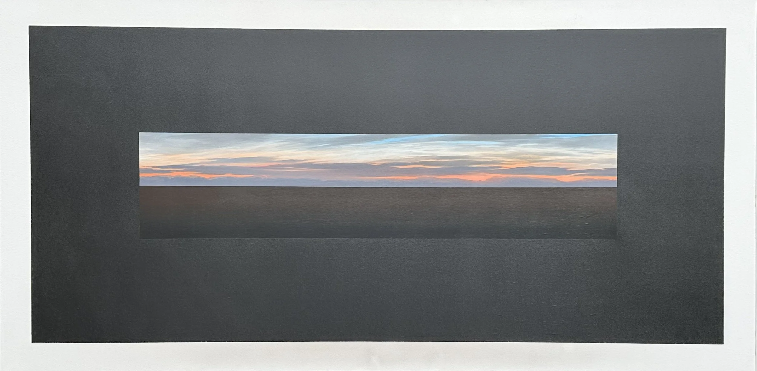 Landscape in Black; Darkening of Dusk: P41 SOLD