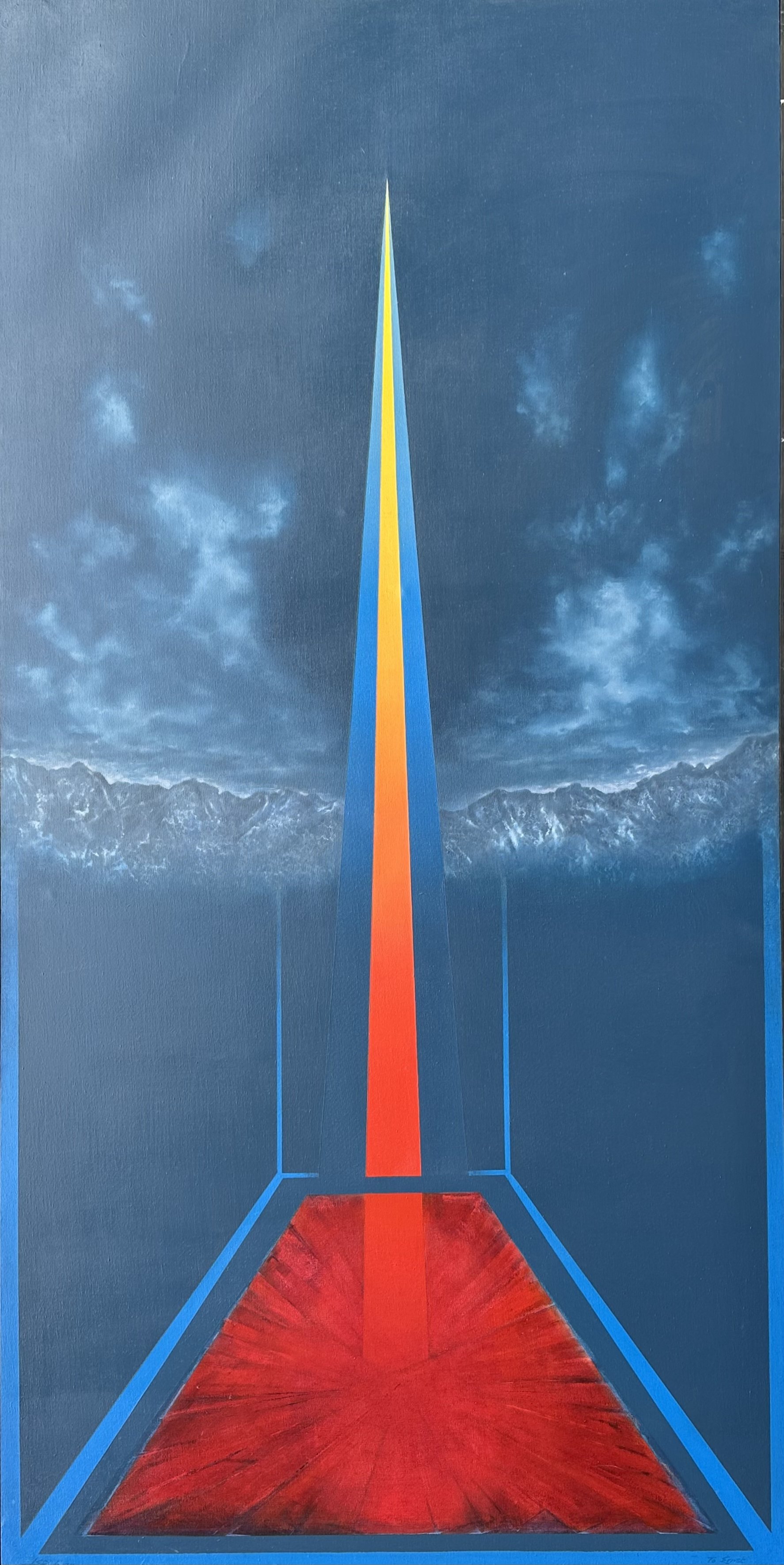 Sun Cloud and Ascension; Tribute to Max Ernst: P38