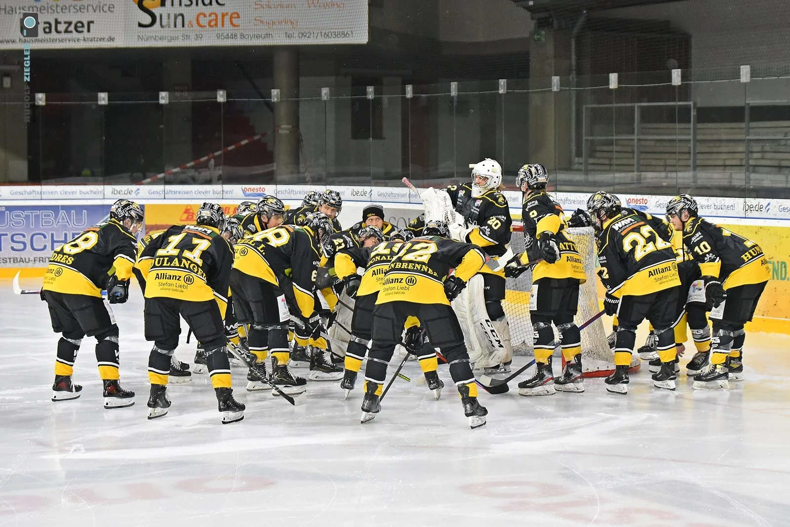 Der EHC Bayreuth … 