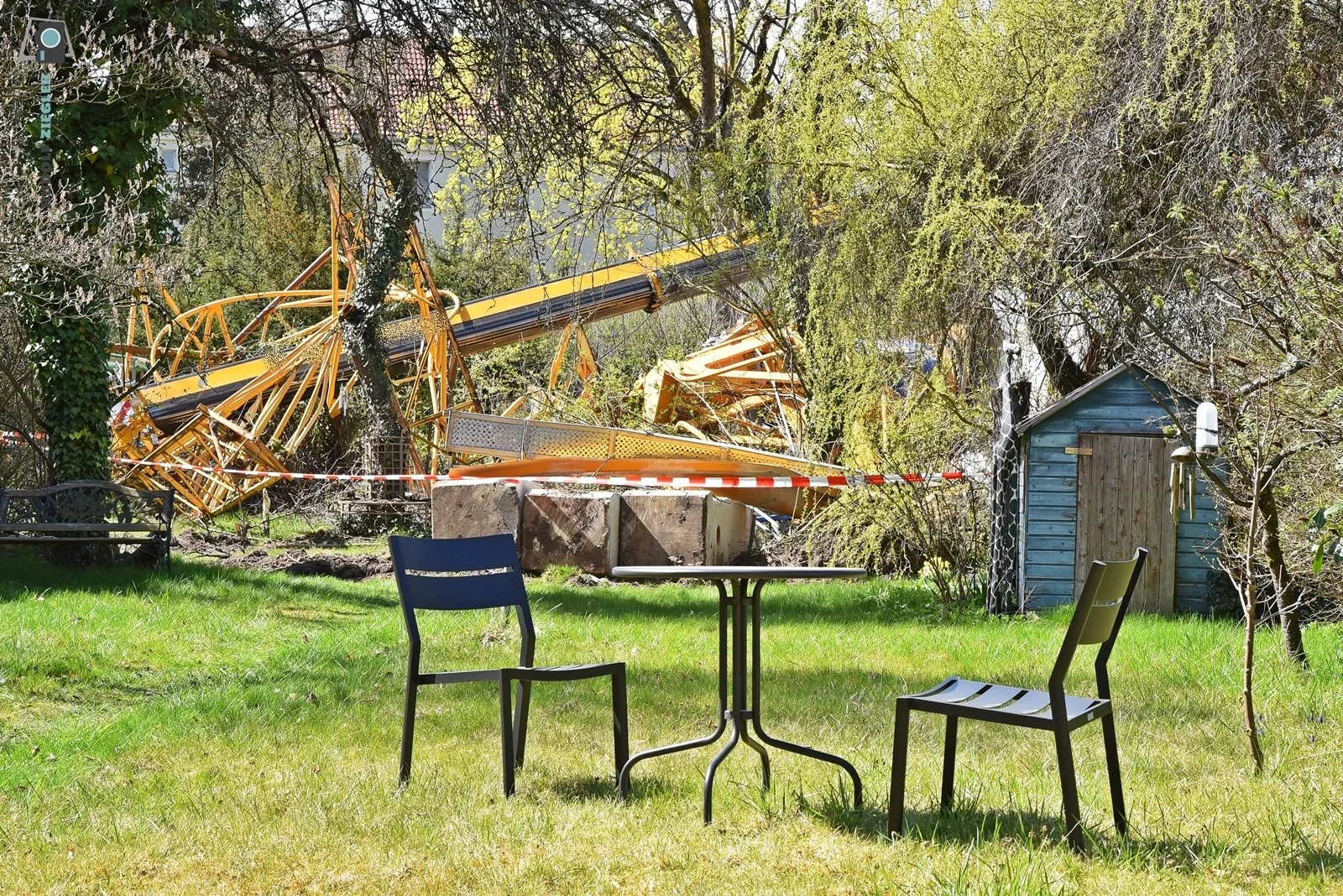 “Das war knapp!”