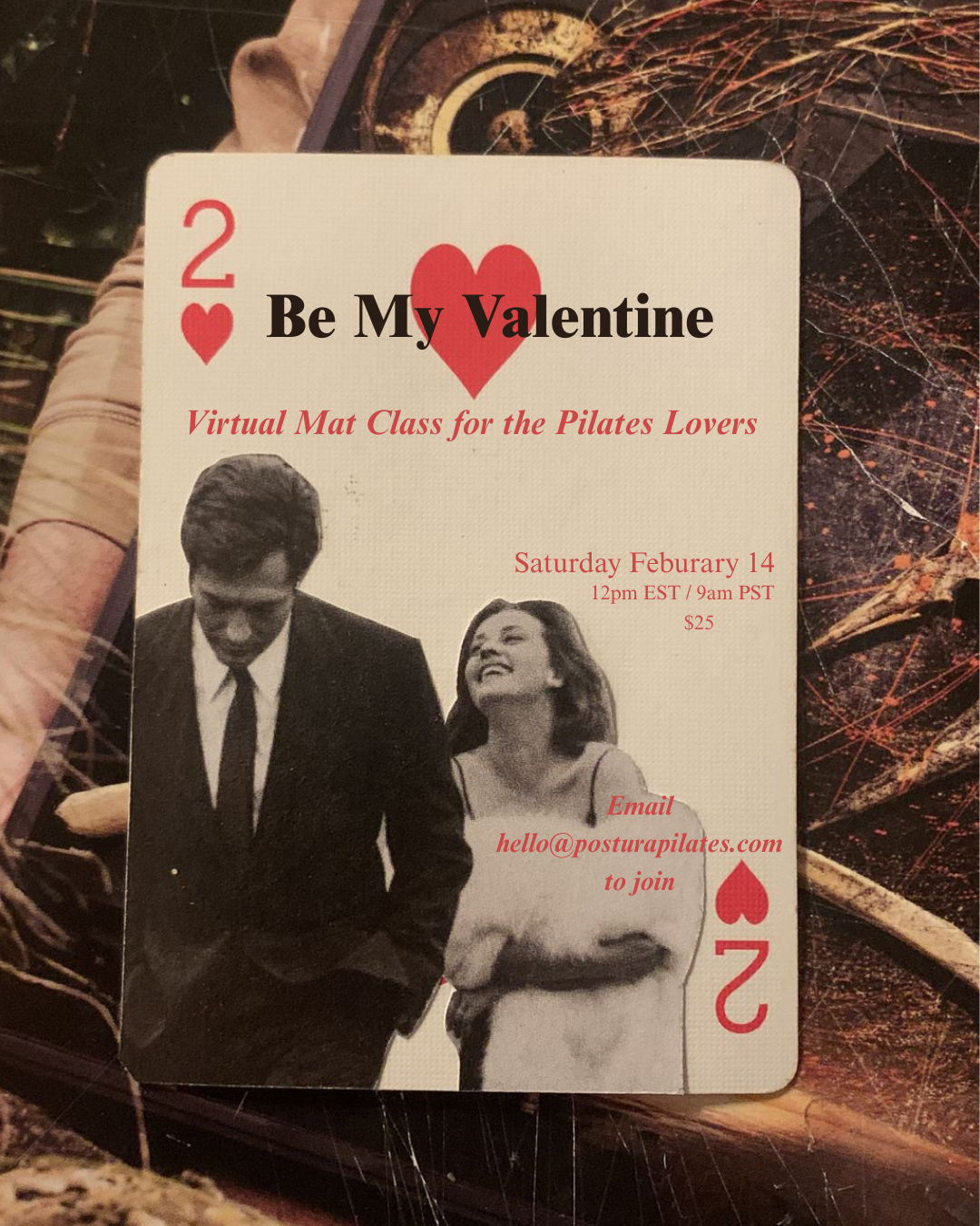 Be My Valentine Virtual Mat Class for the Pilates Lovers