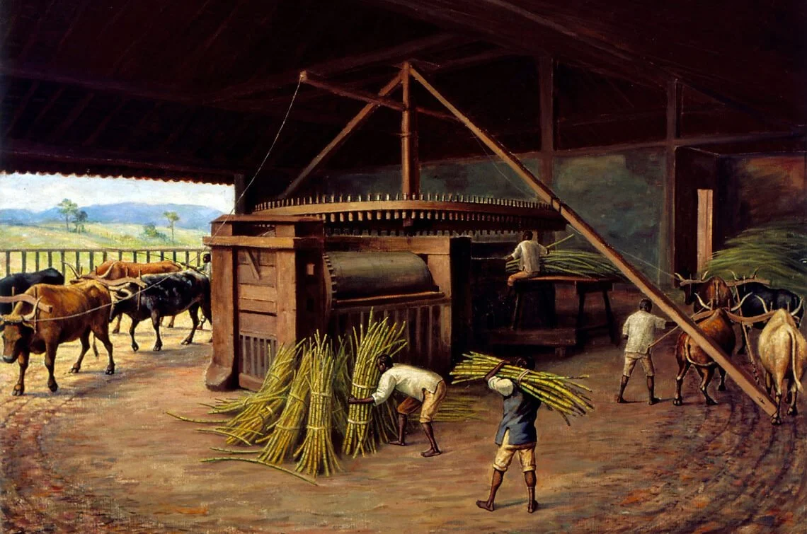 Tela-Moagem-de-cana-–-Fazenda-Cachoeira-Campinas-1830.-Benedito-Calixto-1920-e1653329224403.jpg