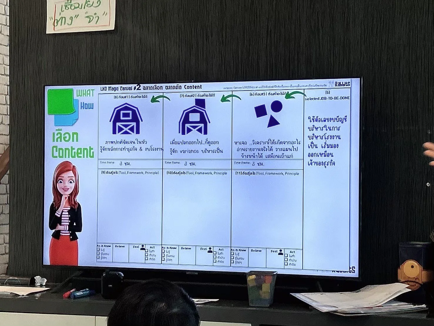 design with back casting technique