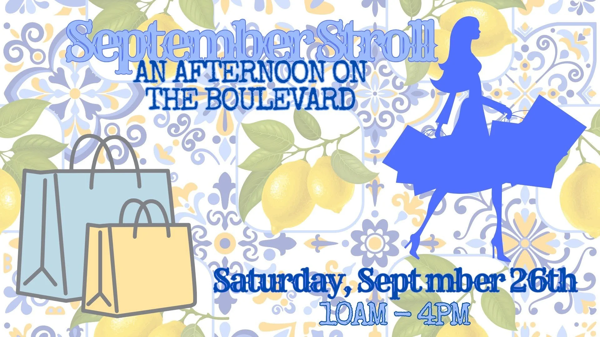 September Stroll - An Afternoon on the Boulevard