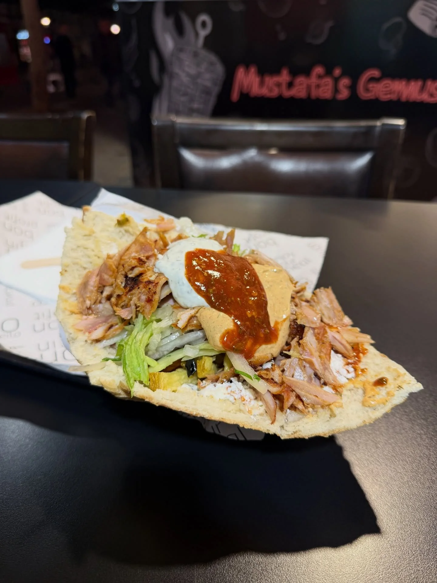 New on the &lsquo;stack: stacks of meat inside fresh baked d&ouml;ner bread, it&rsquo;s the best d&ouml;ner kebab in Barcelona