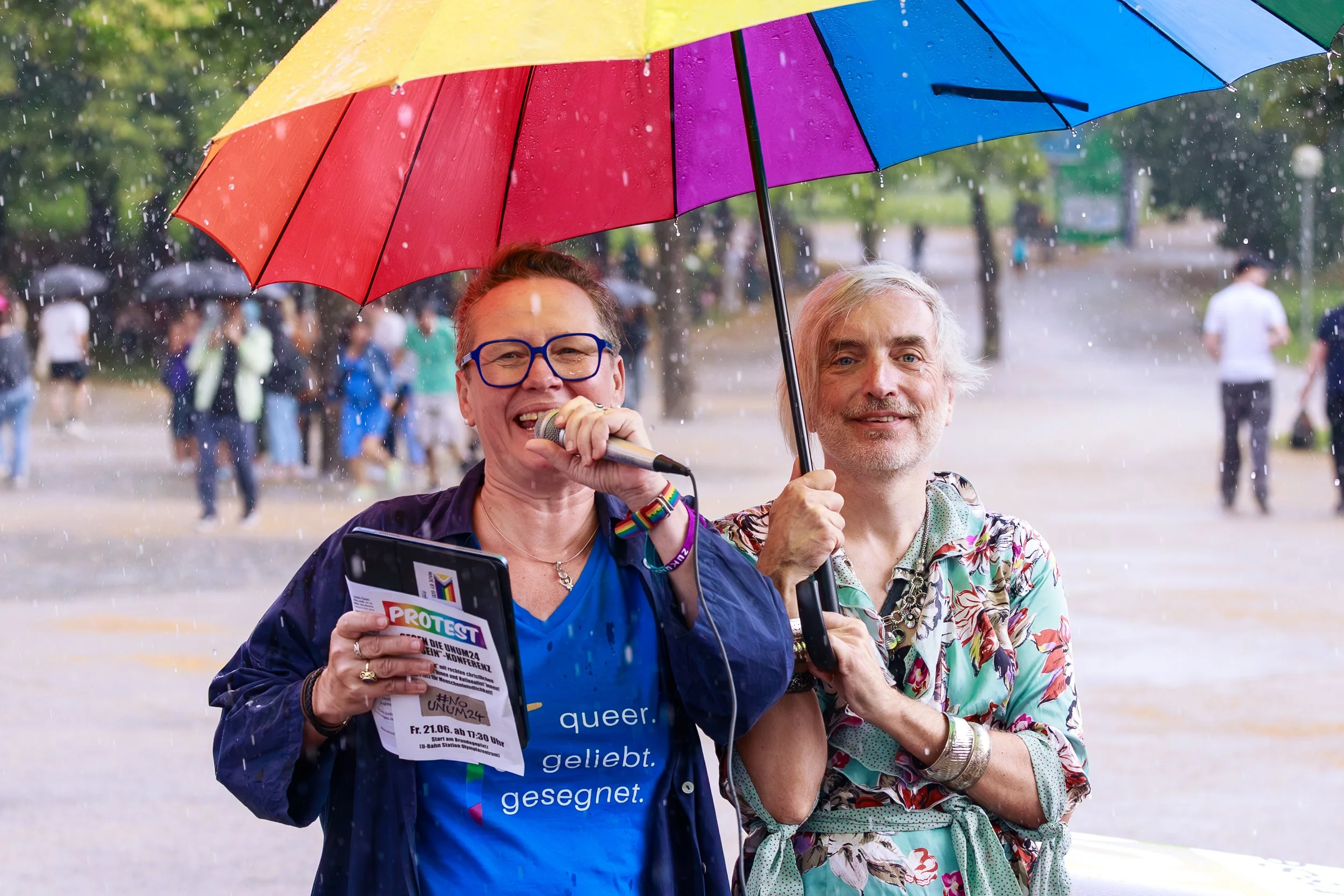 21.06.2024 - Demo gegen Fundamentalisten am Olympiazentrum
