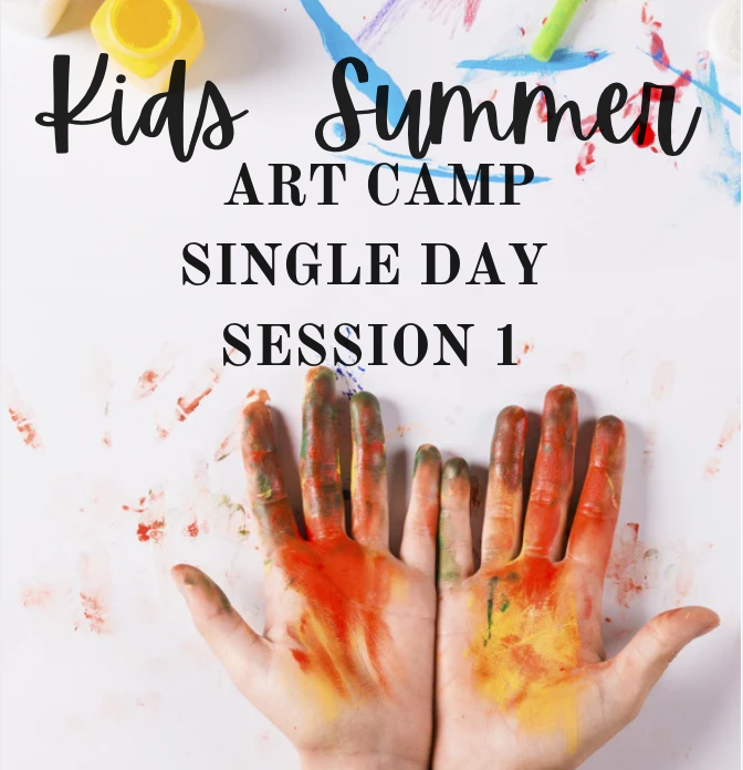 Session 1 - Magical Creations Art Camp - Single Day  (Ages 6-12) 9am-noon