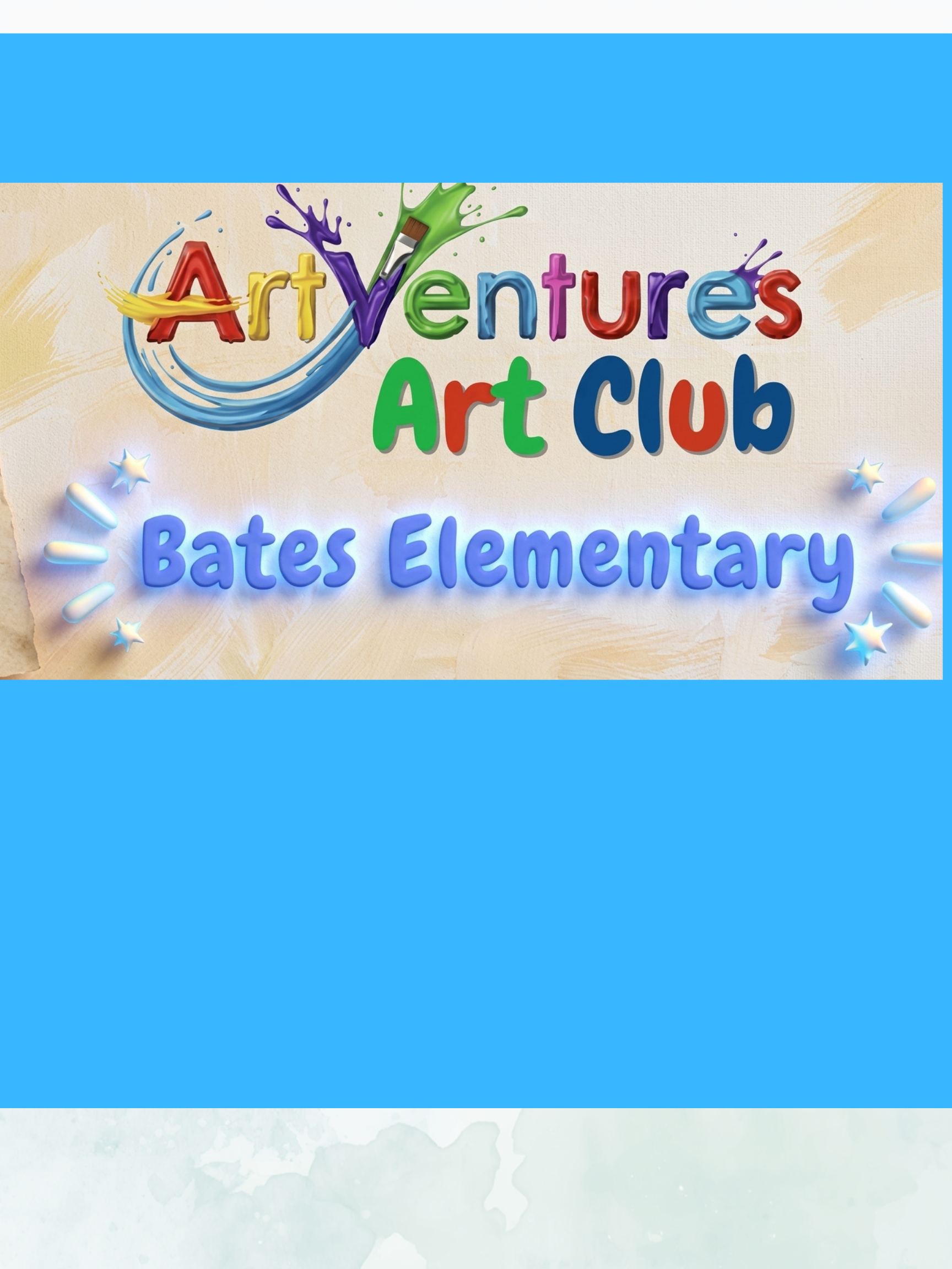 Bates Elementary Art Club - Session 1