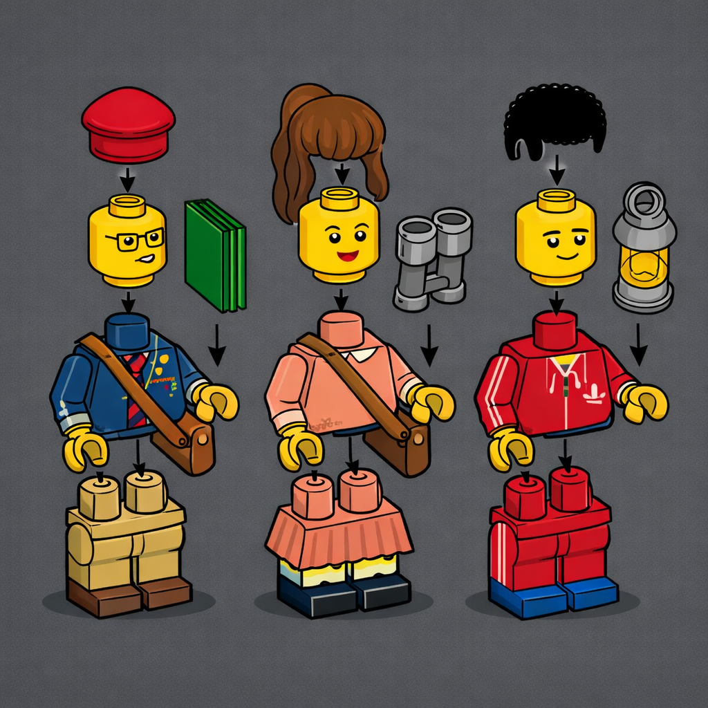 Creative brains are not standard issue!