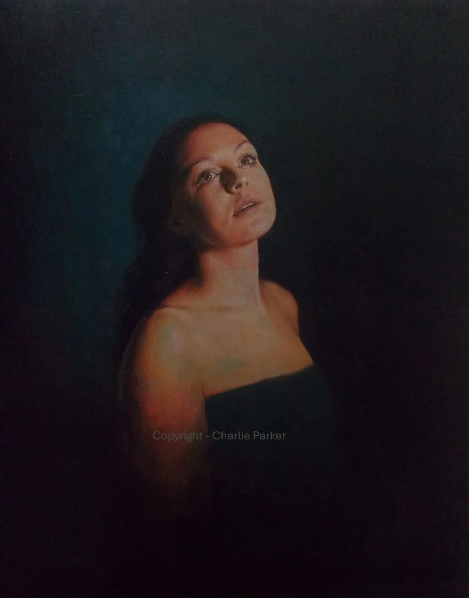 336. Woman III. 2017, Oils, Dimensions - 60cm x  40cm. For sale.