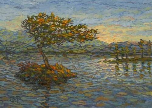 76. Rydal Water. 2026, Oils. Dimensions - 15cm x 23cm. For Sale.