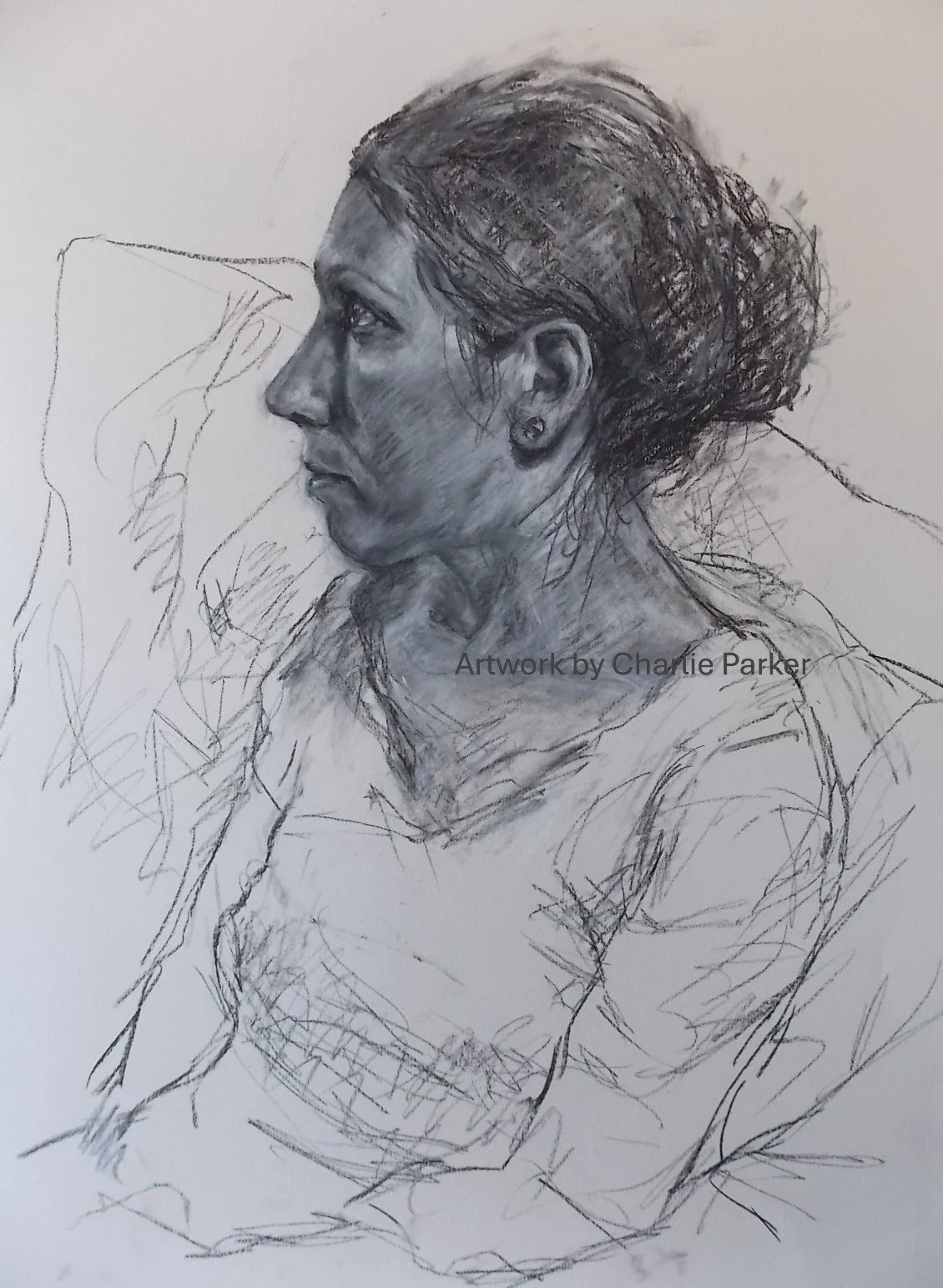 410. Life Study. 2015. Pastel. Dimensions - 30cm x 42cm. For Sale.