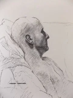 483. Life Study VII. 2016. Pencil. Dimensions - 43cm x 30cm. For sale.