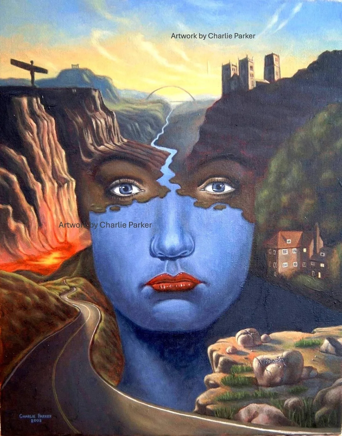 307. 'The North'. 2003, Oils, Dimensions - 50cm x  40cm. Sold.