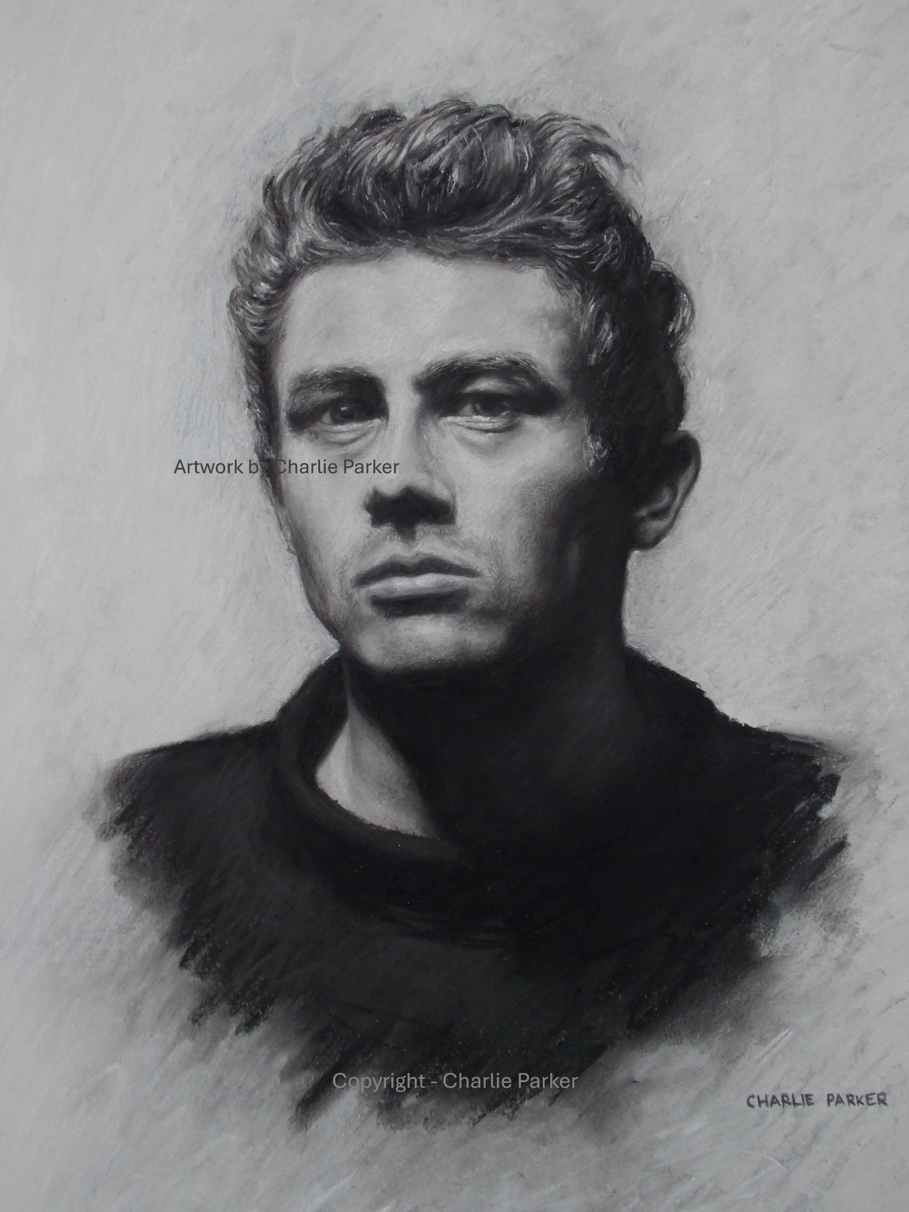 457. James. 2008. Pastel. Dimensions - 50cm x 40cm. For Sale.