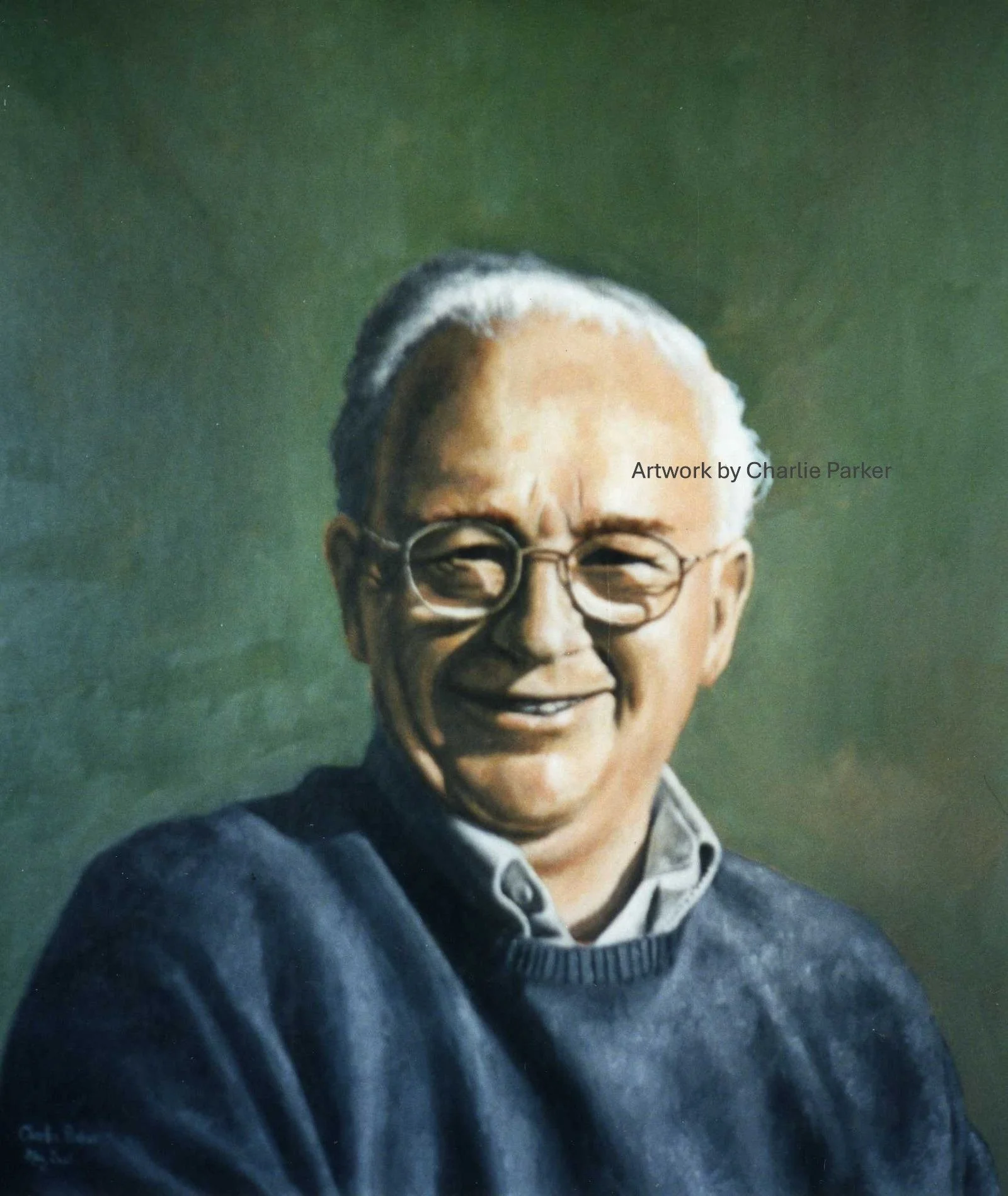 306. Mr Hutchinson. 2003, Oils, Dimensions - 50cm x  60cm. Sold.