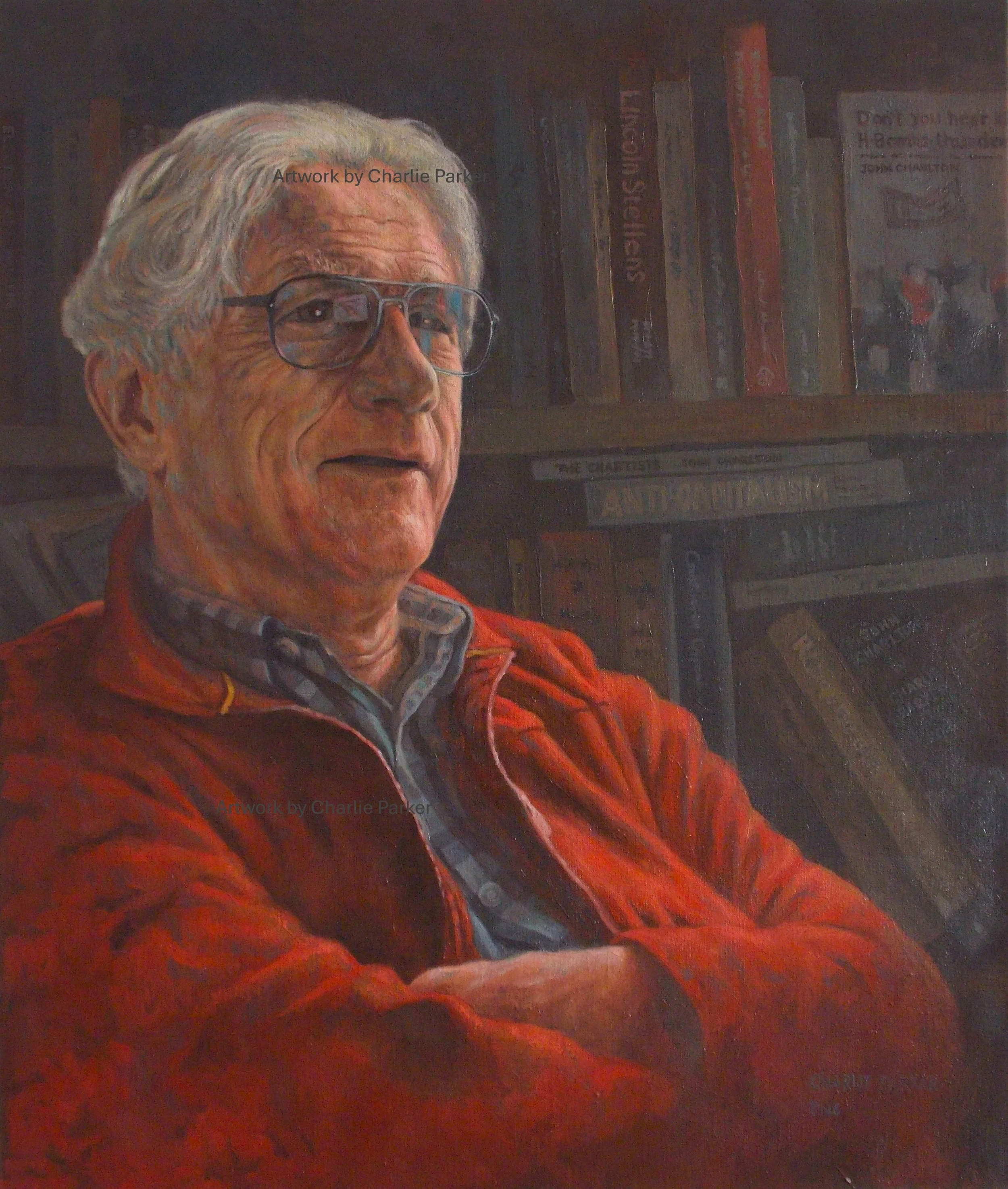 308. Study in Study. 2017, Oils, Dimensions - 50cm x  60cm. Sold.