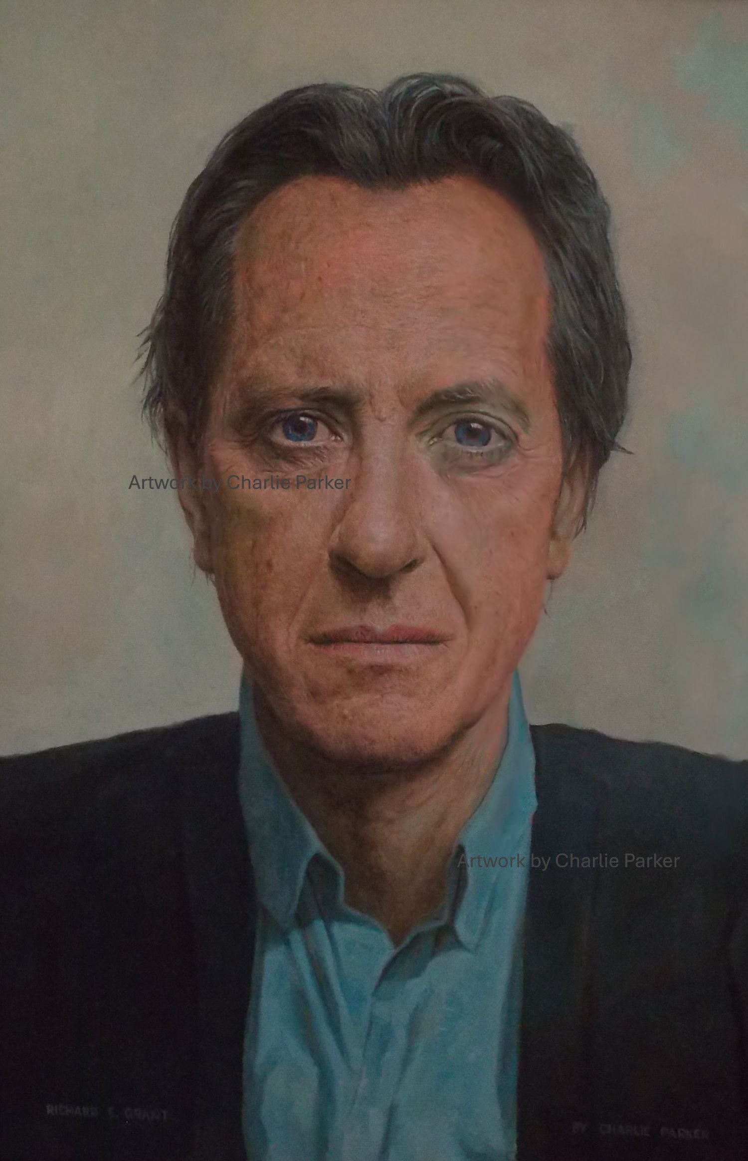 322. Richard. 2016. Oils. Dimensions 50cm x 75cm. 