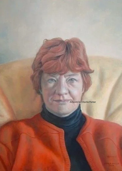 307. Christine. 2004, Oils, Dimensions - 50cm x  75cm. Sold.