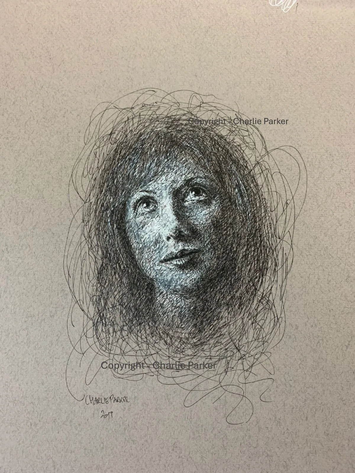 441. Spiritual. 2021. Ink. Dimensions - 23cm x 30cm. For Sale.