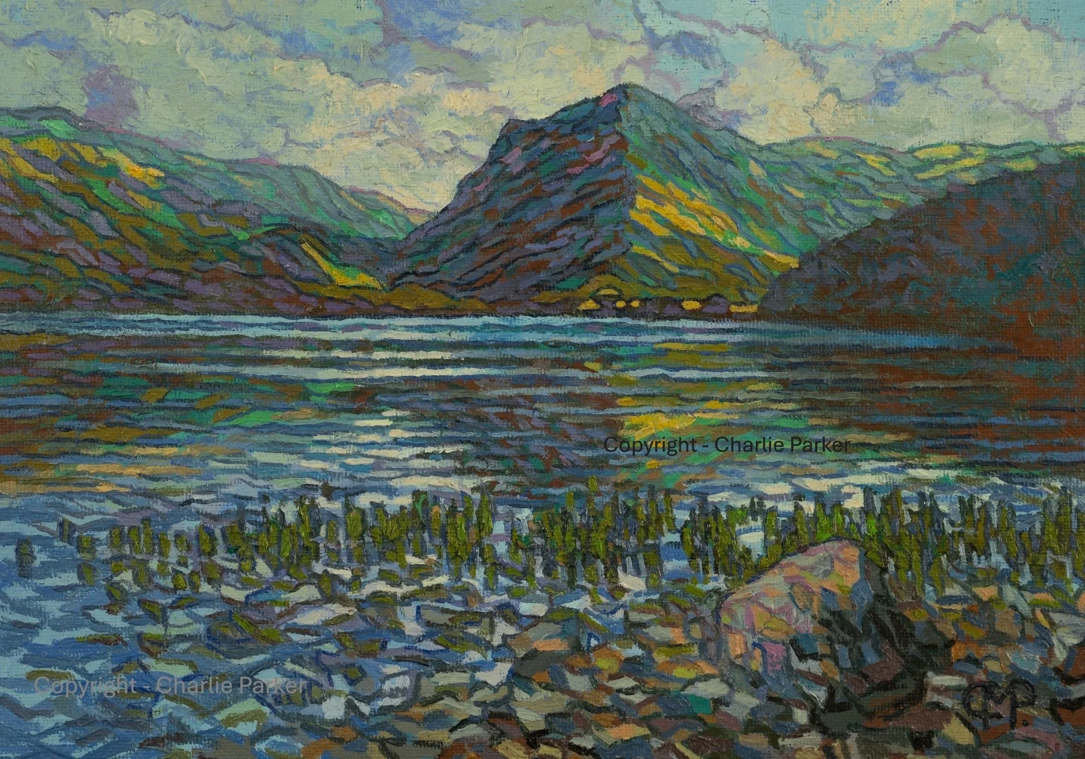 22. Fleetwith Pike, from Buttermere. 2025, Oils. Dimensions - 30cm x 23cm. For Sale.