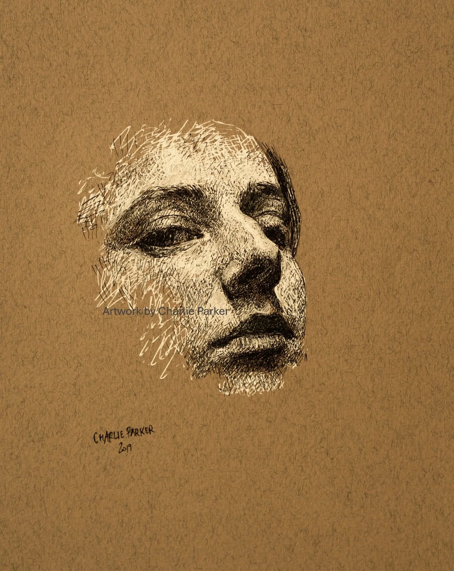 455. Life drawing model II, 2019, Ink. Dimensions - 15cm x 23cm. For Sale.