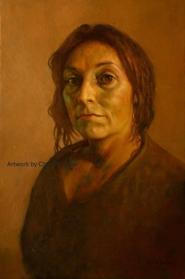 339. The Stoic. Oils. 2009. Dimensions 50cm x 75cm. Not For Sale.