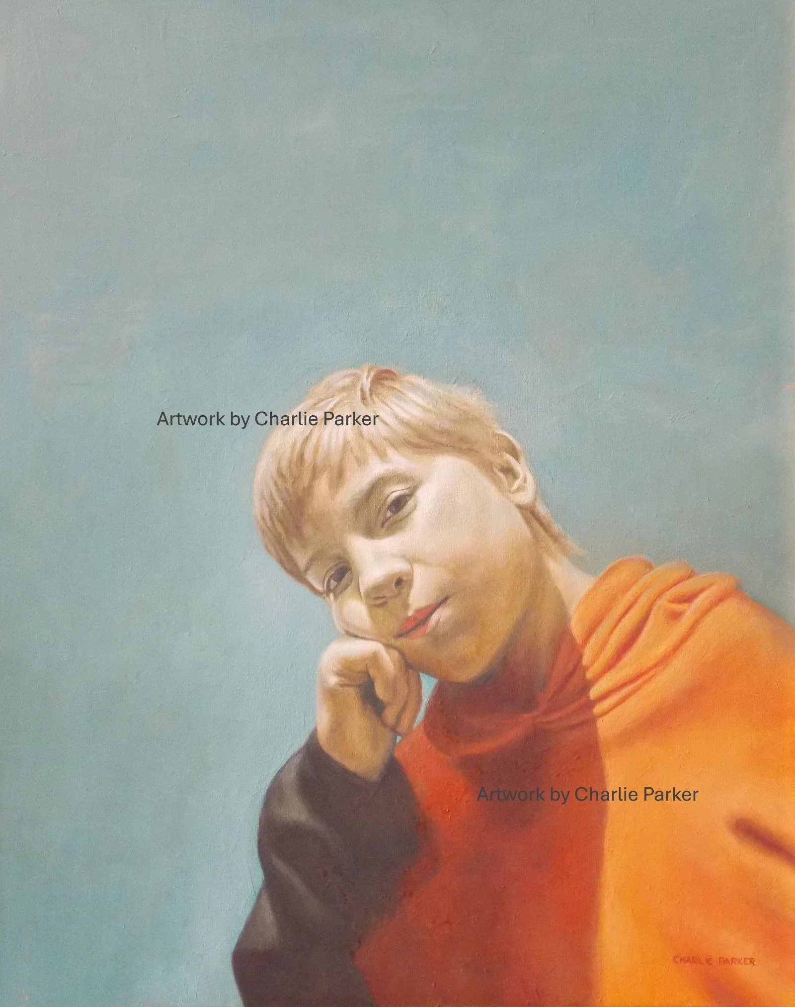 316. Adam. Oils. Dimensions 40cm x 50cm. Sold.