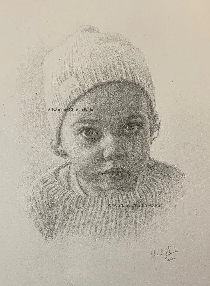 412. "What a personality !!". 2020. Pencil. Dimensions - 23cm x 30cm. Sold.