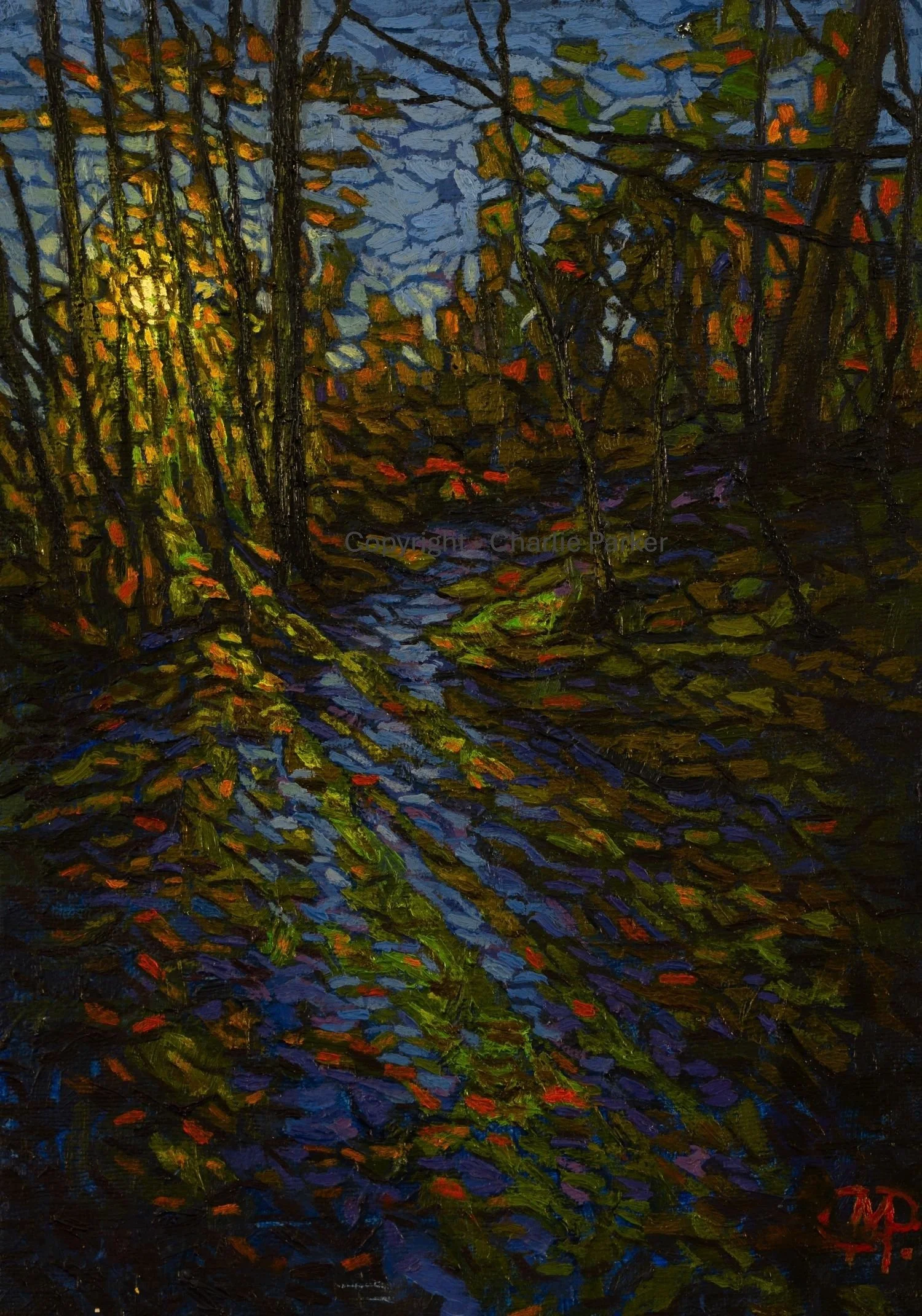 4. Sunset, Winny Brow, Latrigg. 2025, Oils. Dimensions - 23cm x 30cm. For Sale.