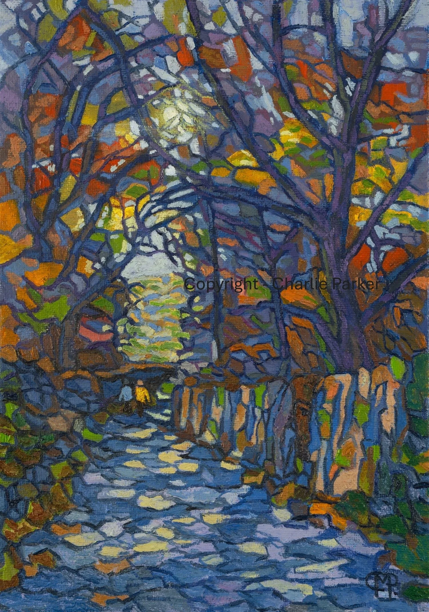 60. Afternoon sun, Latrigg. 2024, Oils. Dimensions - 23cm x 30cm. For Sale.