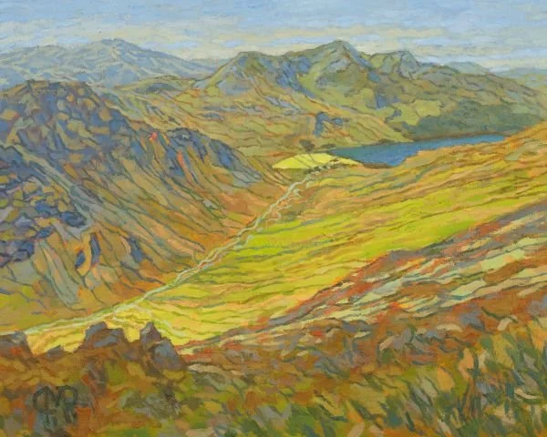 75. Buttermere from Dale Head. 2026 Oils. Dimensions - 23cm x 30cm. For Sale.
