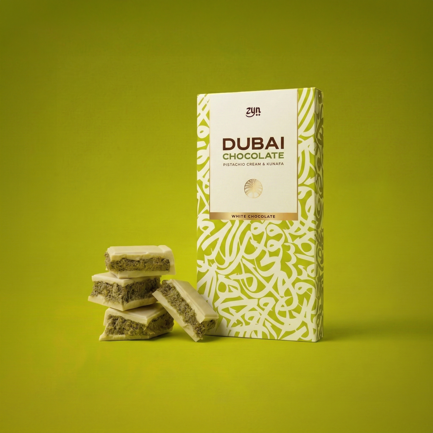 Pistache & Kunafa – Chocolat Blanc (200g.)