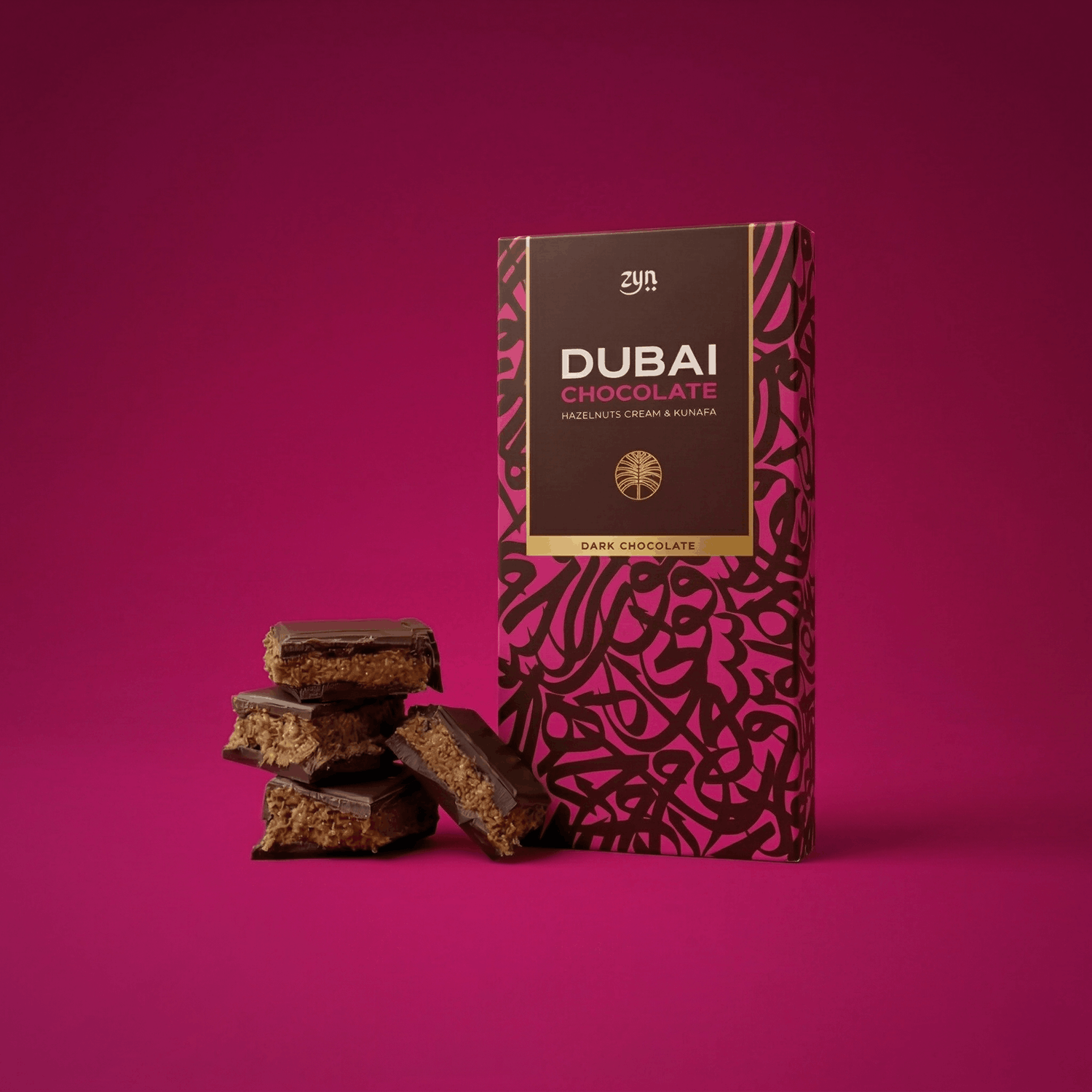 Noisette & Kunafa – Chocolat Noir (200g.)