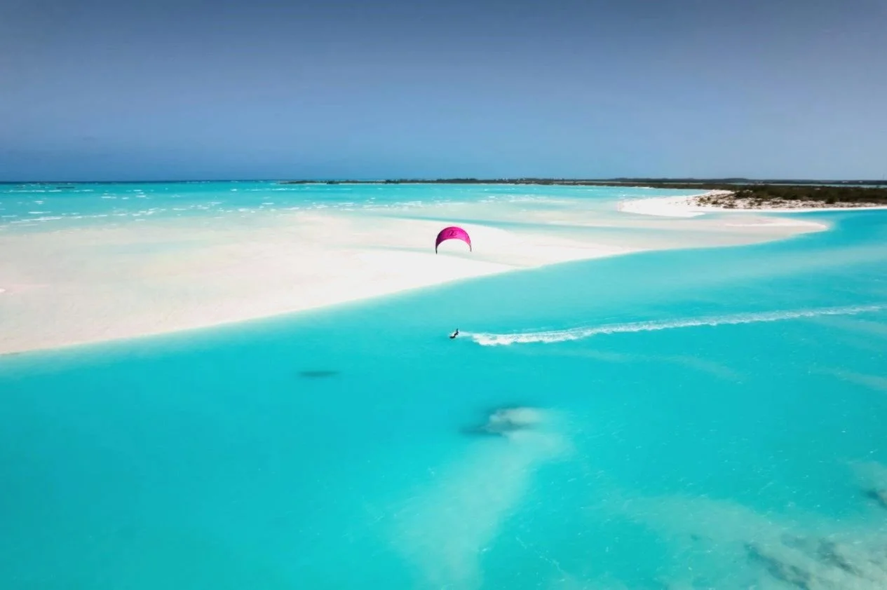 Kiteboarding in the Bahamas