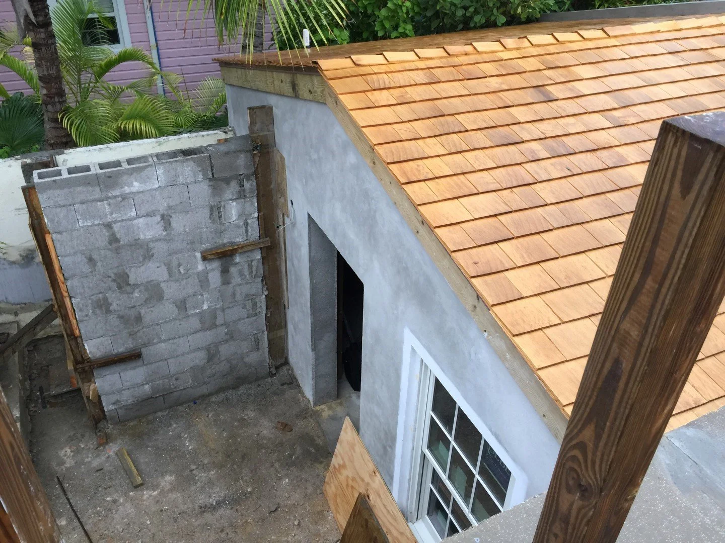 Chanticleer Hill during renovation Harbour Island Bahamas