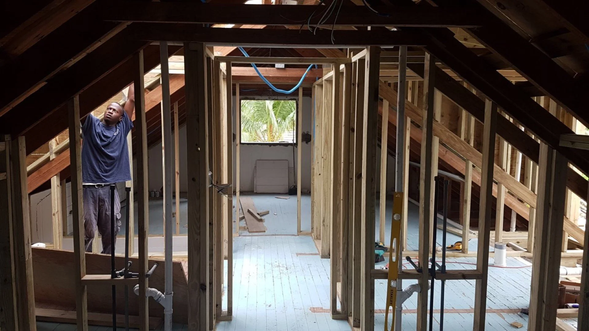 Chanticleer Hill during renovation Harbour Island Bahamas