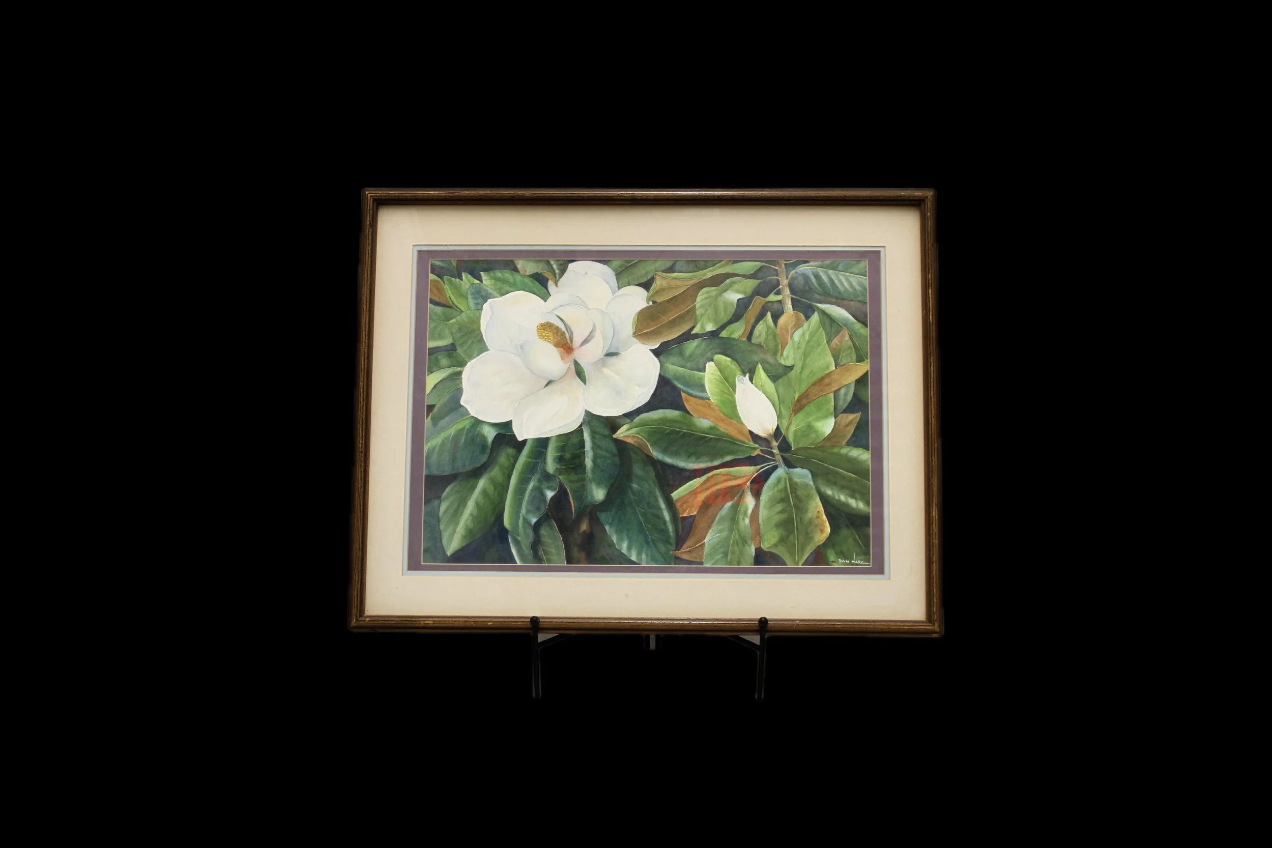 Magnolia
Frame: 26 1/4in x 20 1/3in 
Painting: 20in x 14in
