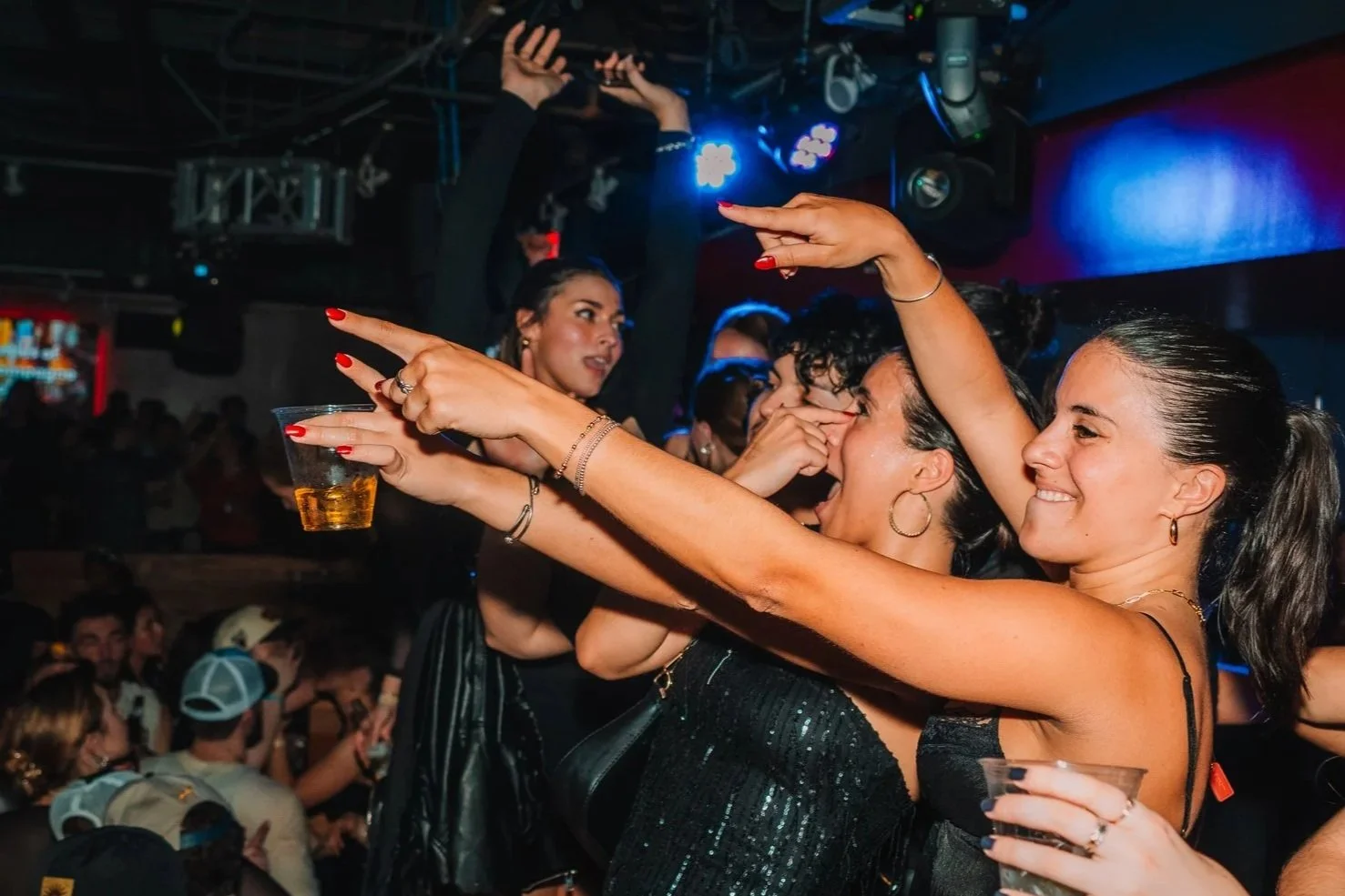 Trendy Boston lounge hosting NYE Boston events with cocktails, dancing, and a vibrant party atmosphere.