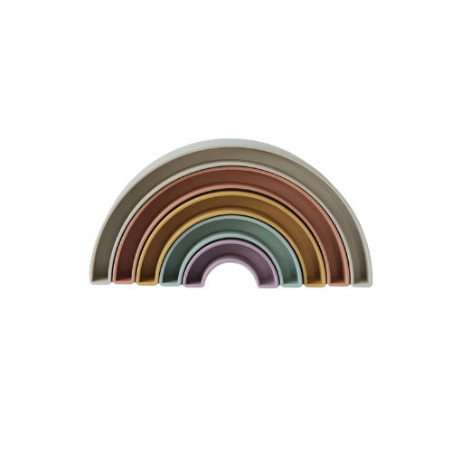 Juguete de arcoíris apilable