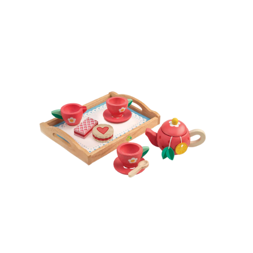 Juego de té dulce flor