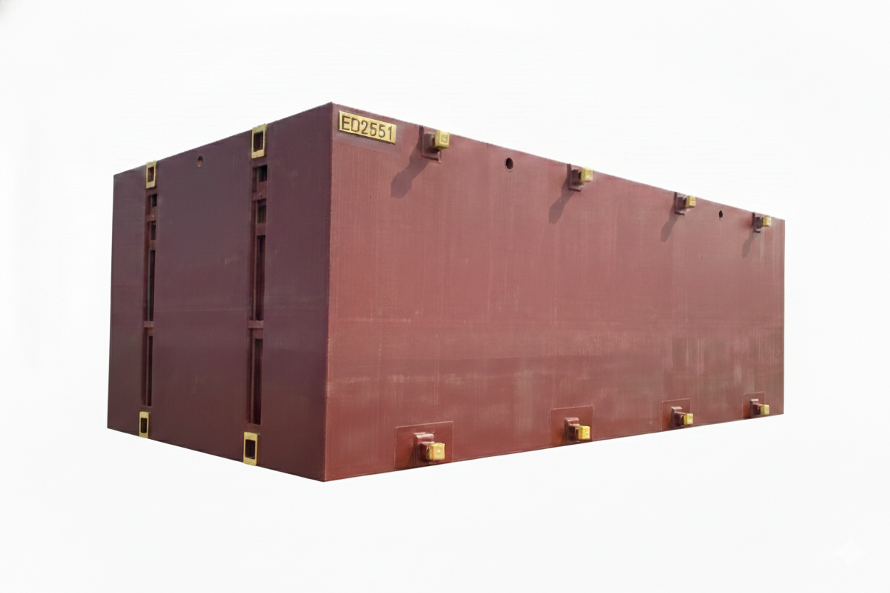 Sectional barge, flexifloat, poseidon