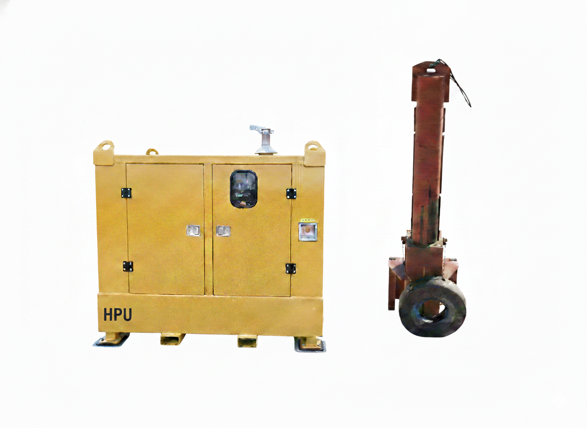 Hydraulic Power Unit, Spud, Spudwell, fender