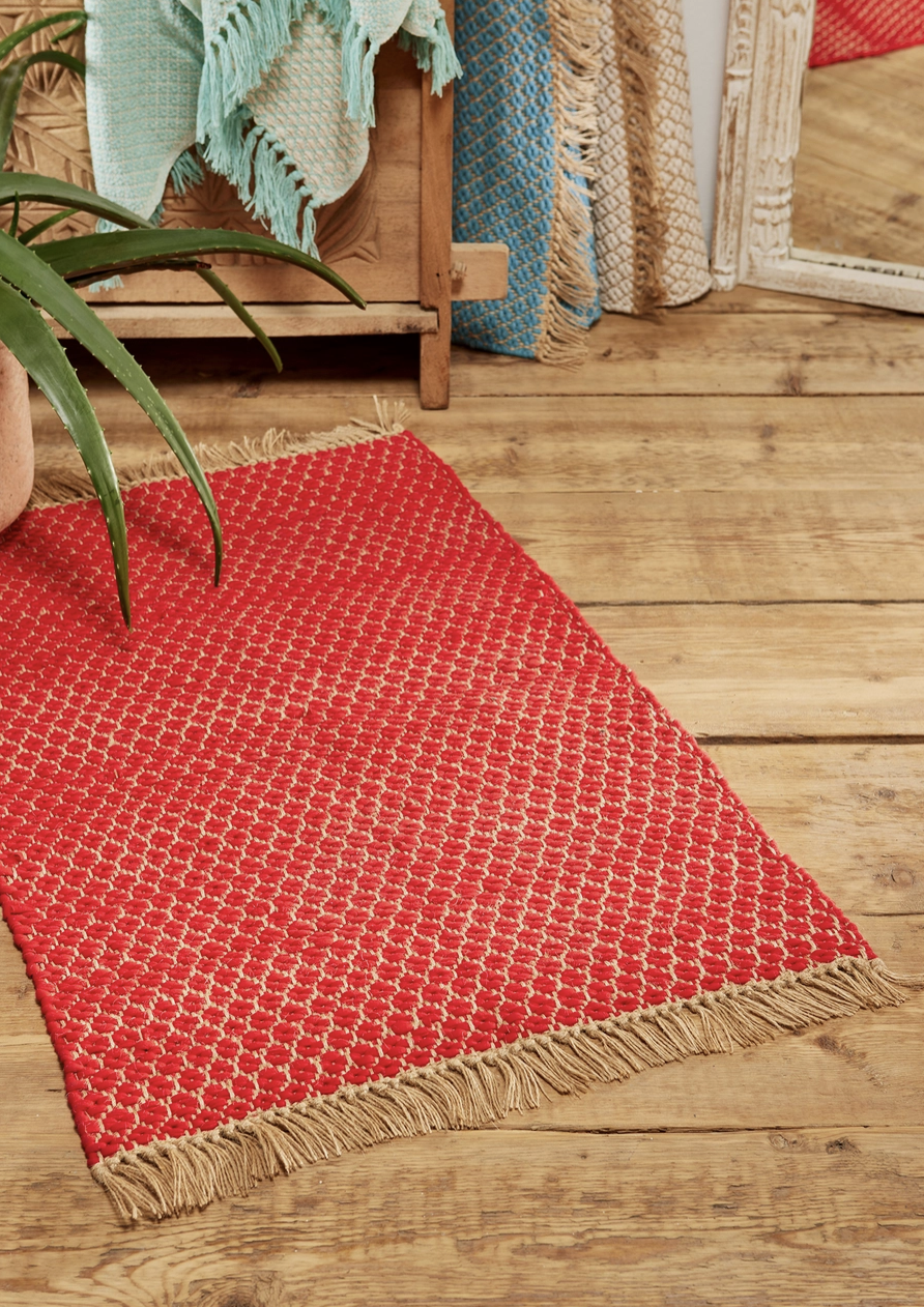 Namaste, Rosalie Red: 60x90cm. Misc. sizes and colours available