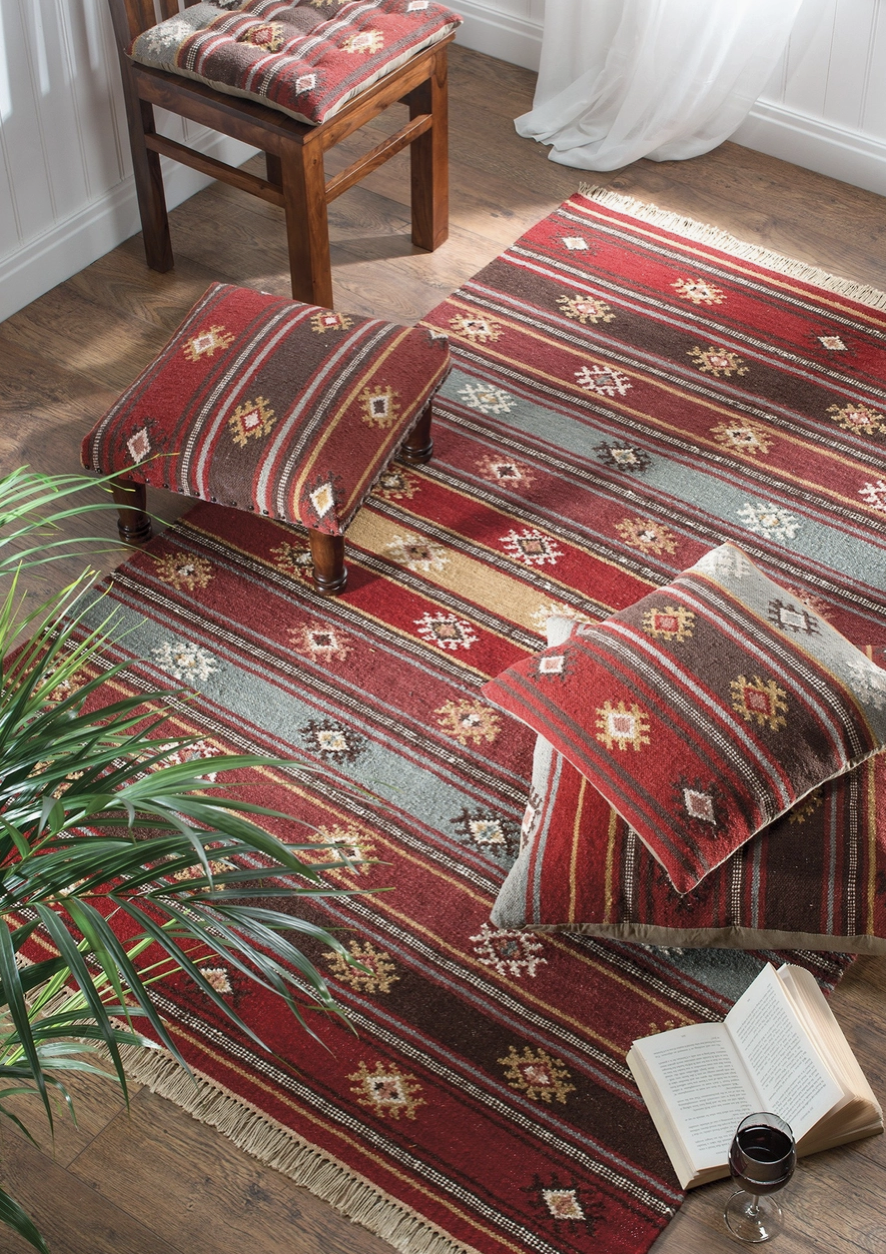 Namaste, Zanskar Kilim Rug: 75x120cm. Misc. sizes available