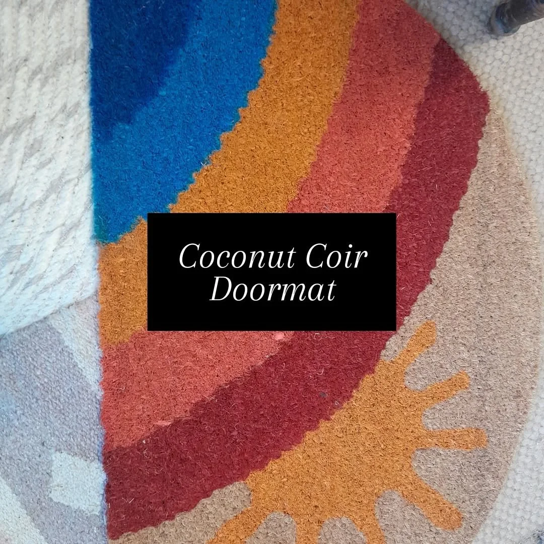 Farewell, dark nights! To welcome brighter times, a selection of door and bath mats in stock. 🦈 🌈 💠

Open today and tomorrow, 10am to 4pm. 🌟Christmas Eve, 10am to 1pm. 🎄