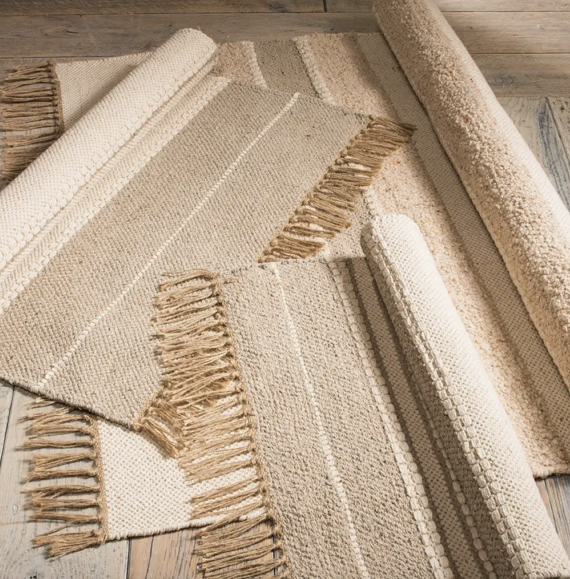 Absolutely Natural Lifestyle, Jute & Cotton Rug. Misc. sizes available